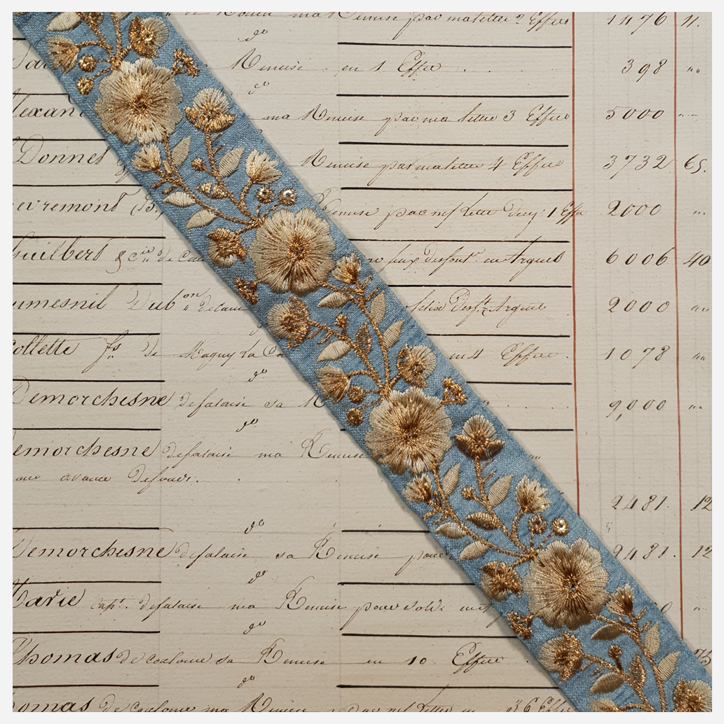 Embroidered Trim - 1 Meter - (ITR-1022)