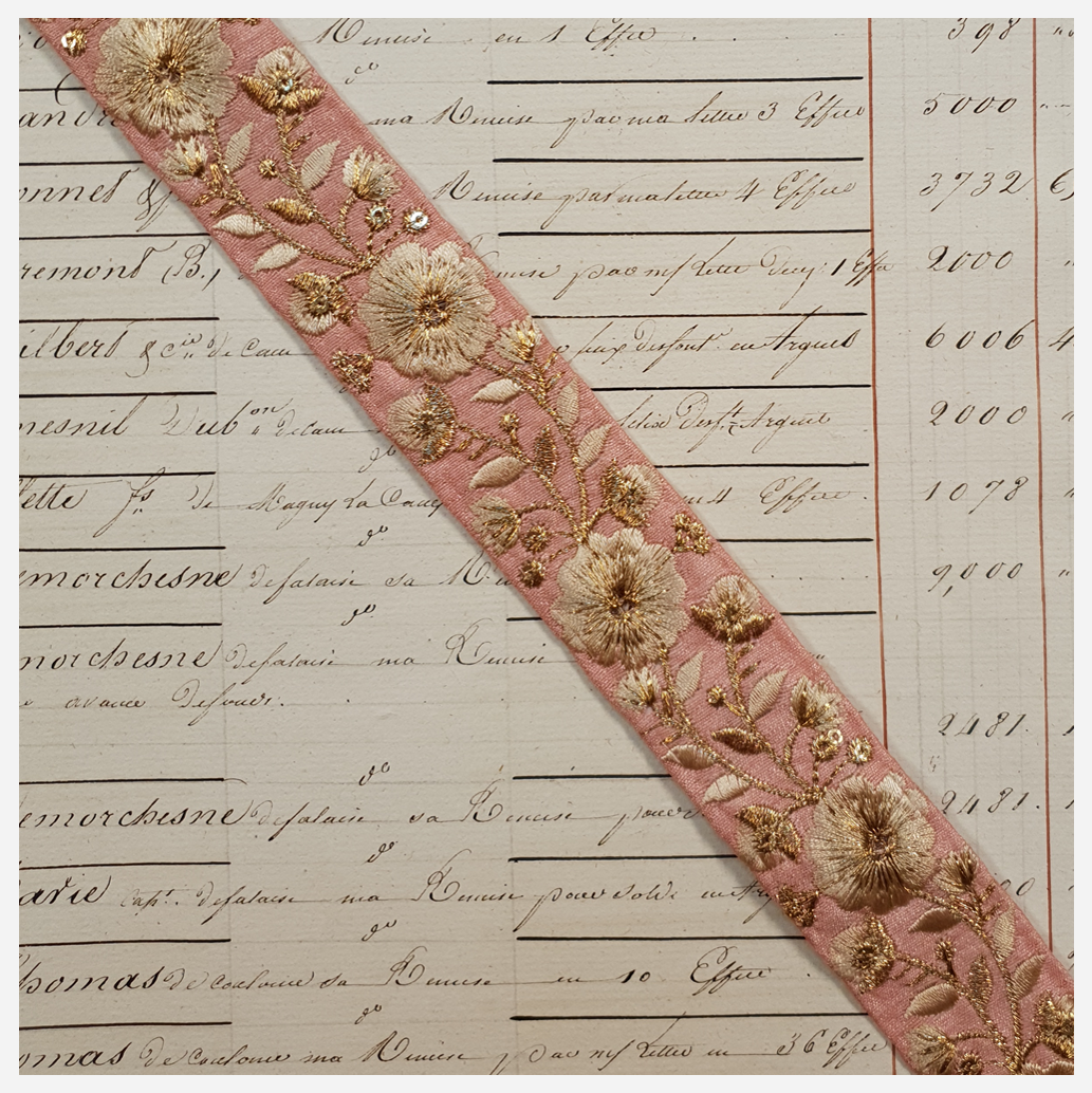 Embroidered Trim - 1 Meter  - (ITR-1024)