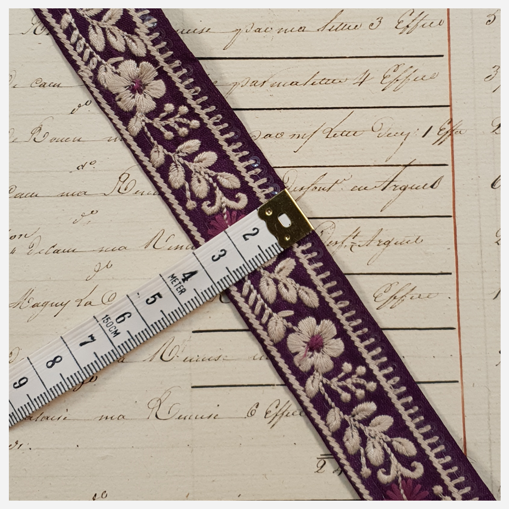 Embroidered Trim - 1 Meter - (ITR-1028)