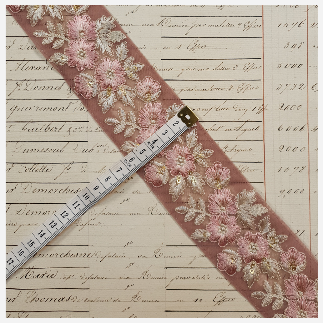 Embroidered Trim - 1 Meter - (ITR-1030)