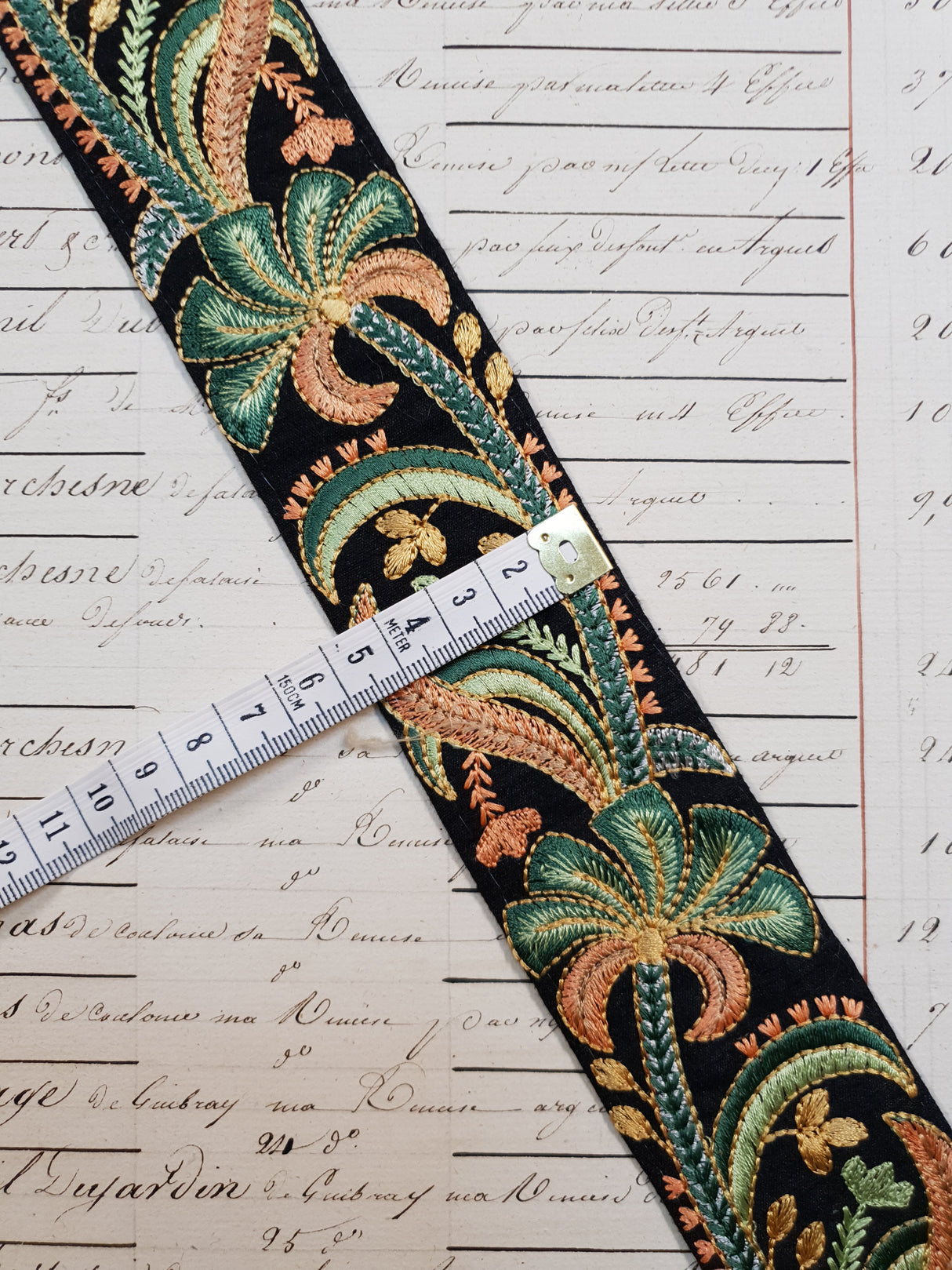 Embroidered Trim - 1 Meter - (ITR-1045)