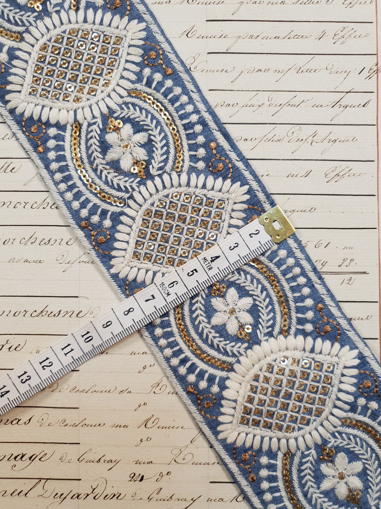 Embroidered Trim - 1 Meter - (ITR-1055)