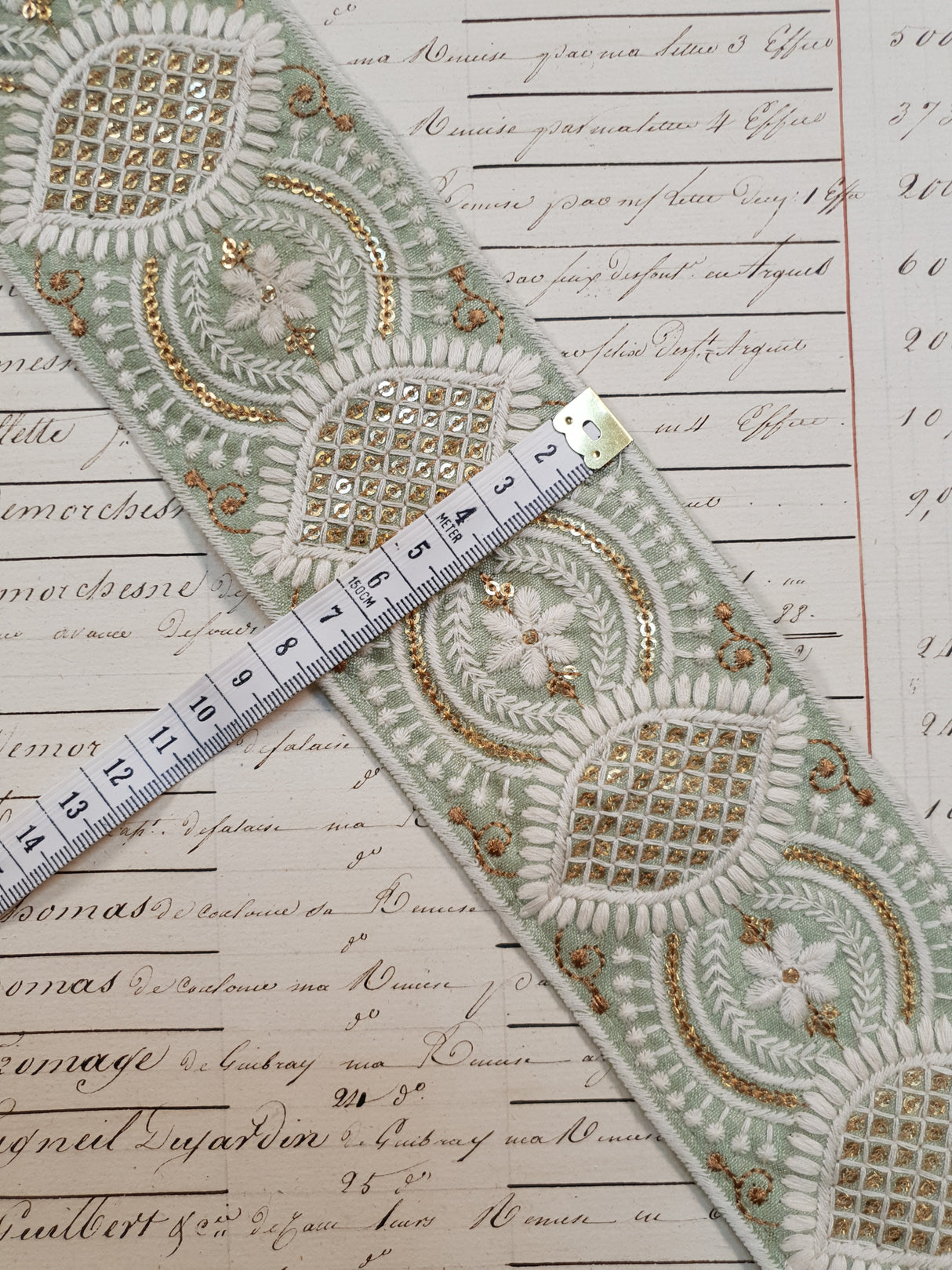 Embroidered Trim - 1 Meter - (ITR-1056)