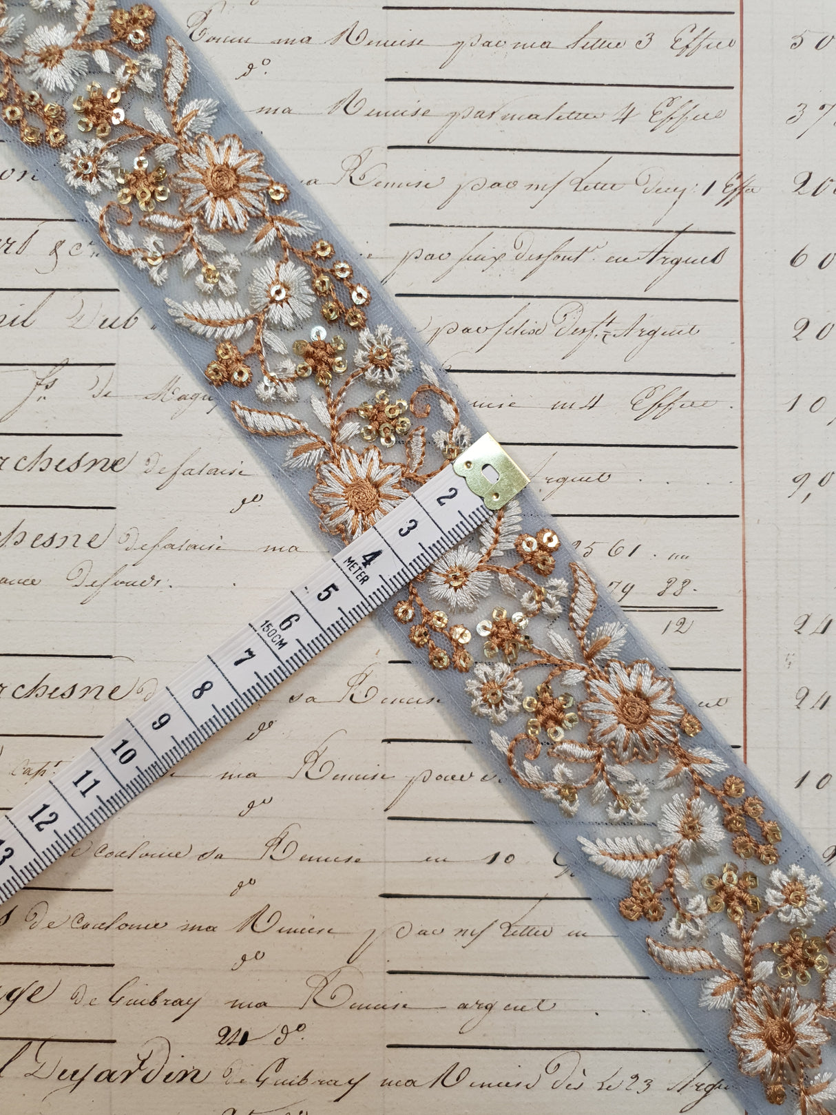 Embroidered Trim - 1 Meter - (ITR-1060)