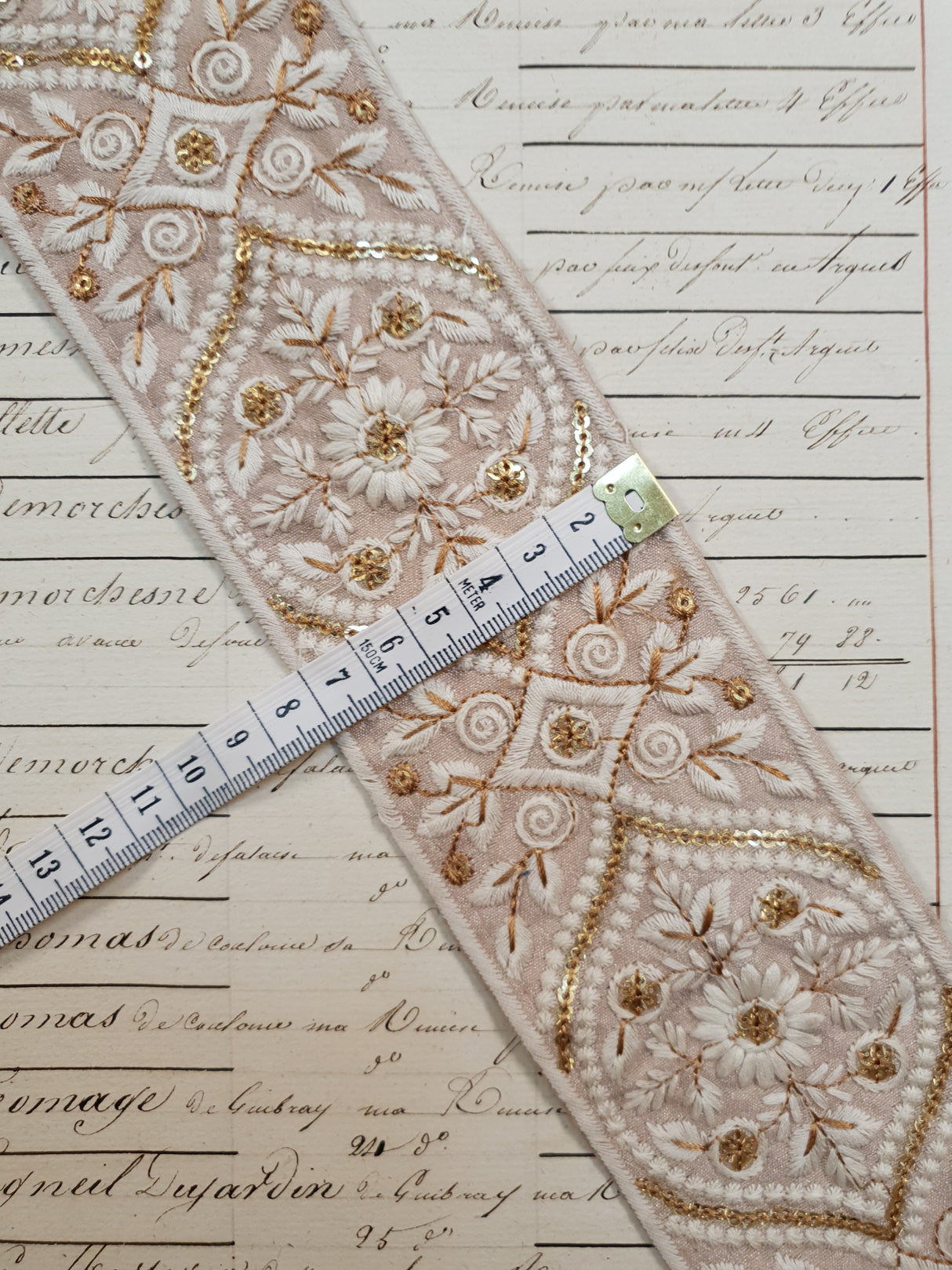 Embroidered Trim - 1 Meter - (ITR-1062)