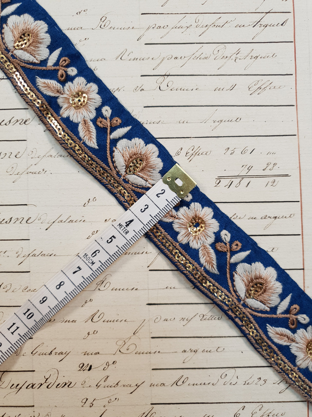 Embroidered Trim - 1 Meter - (ITR-1068)