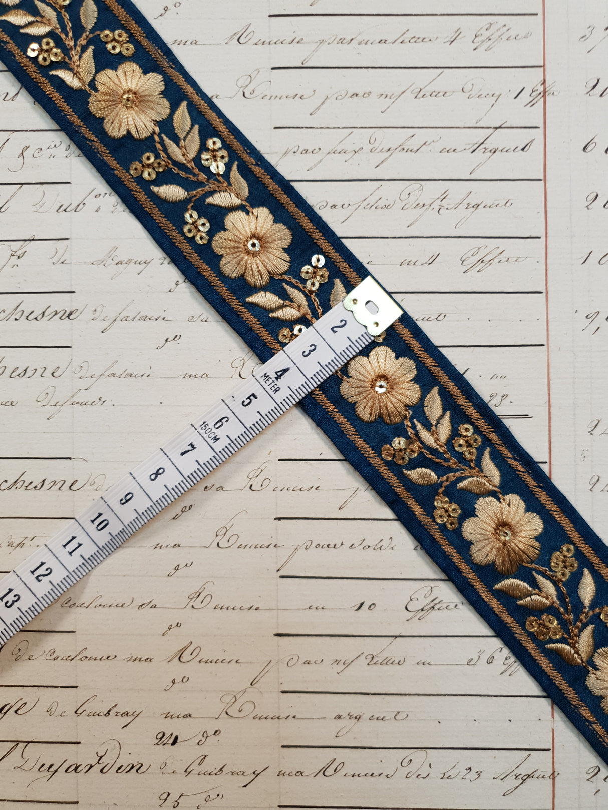 Embroidered Trim - 1 Meter - (ITR-1070)