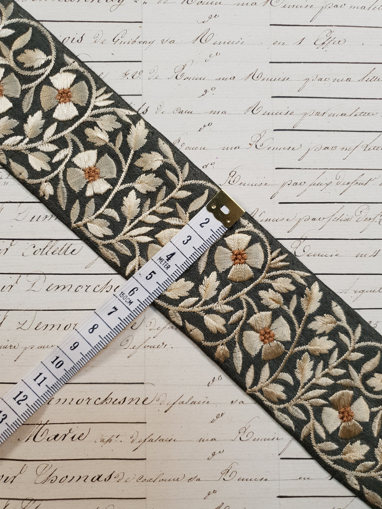 Embroidered Trim - 1 Meter - (ITR-1088)