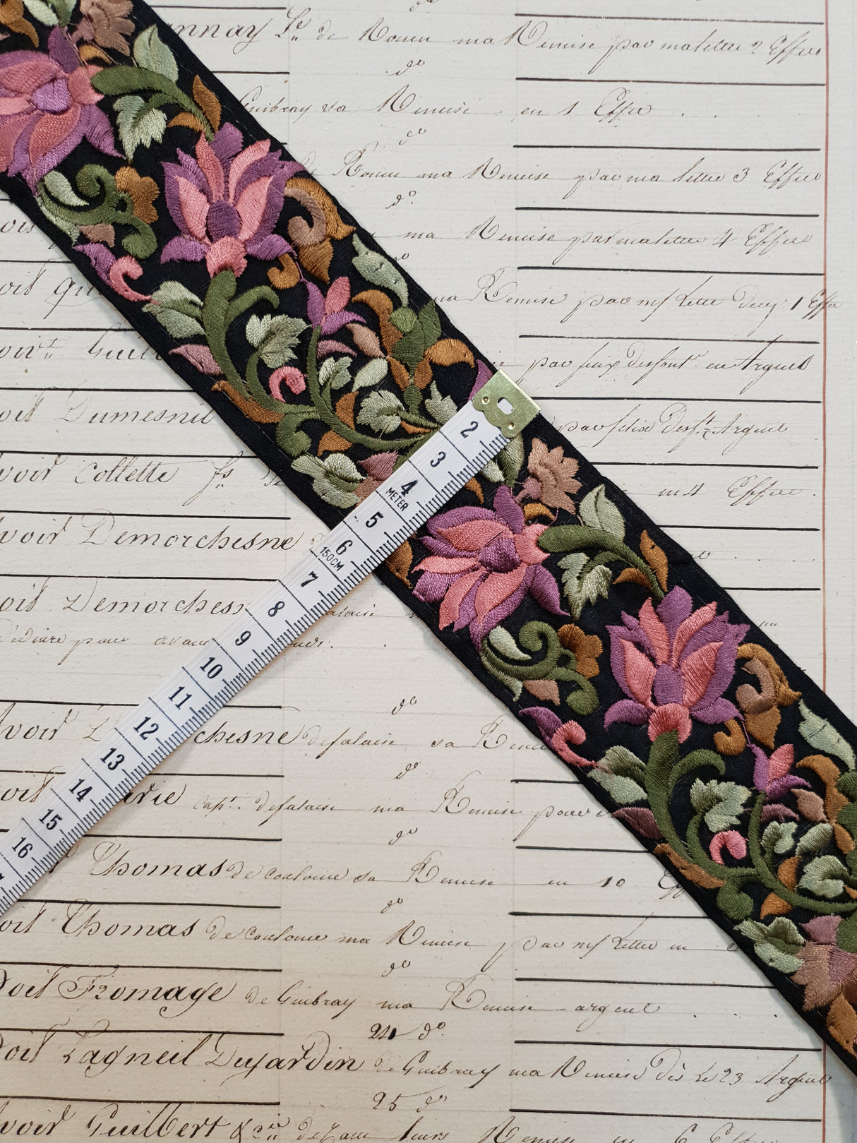 Embroidered Trim - 1 Meter - (ITR-1092)