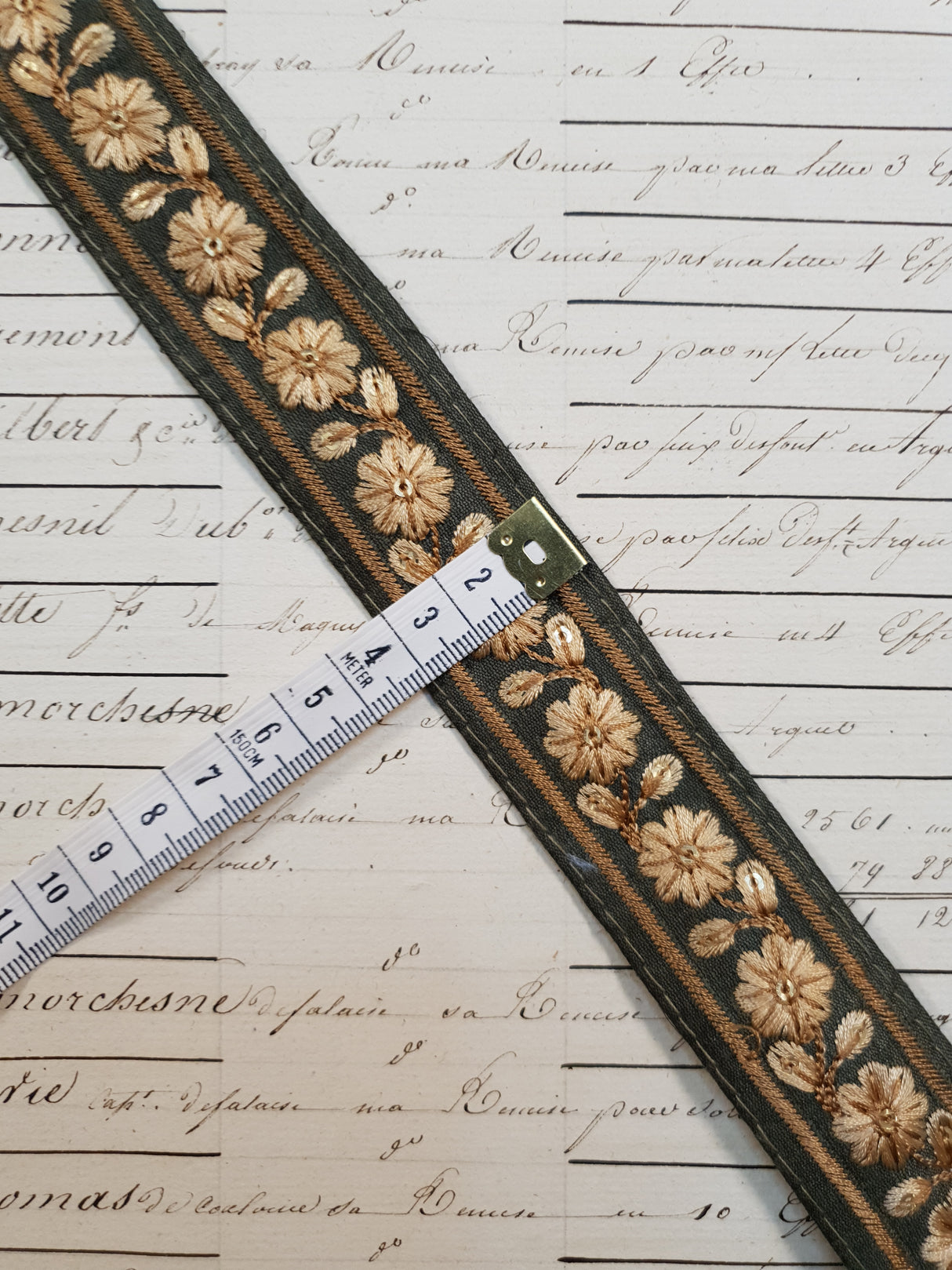 Embroidered Trim - 1 Meter - (ITR-1113)