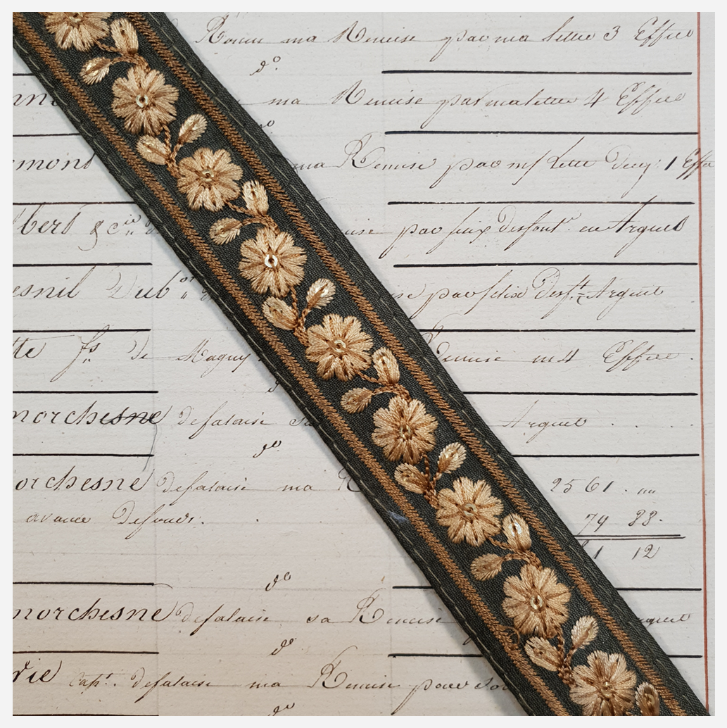 Embroidered Trim - 1 Meter - (ITR-1113)