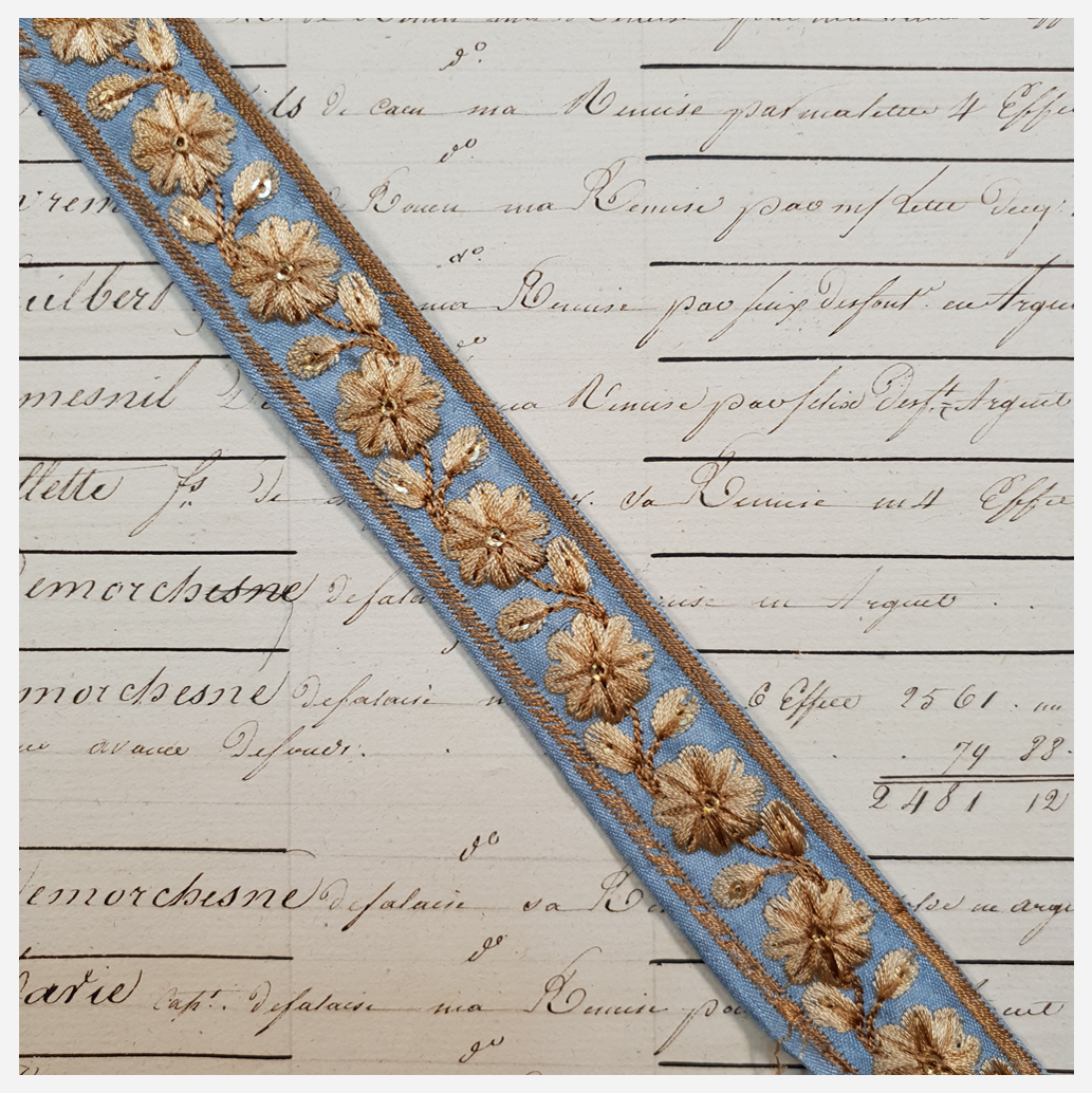 Embroidered Trim - 1 Meter - (ITR-1114)