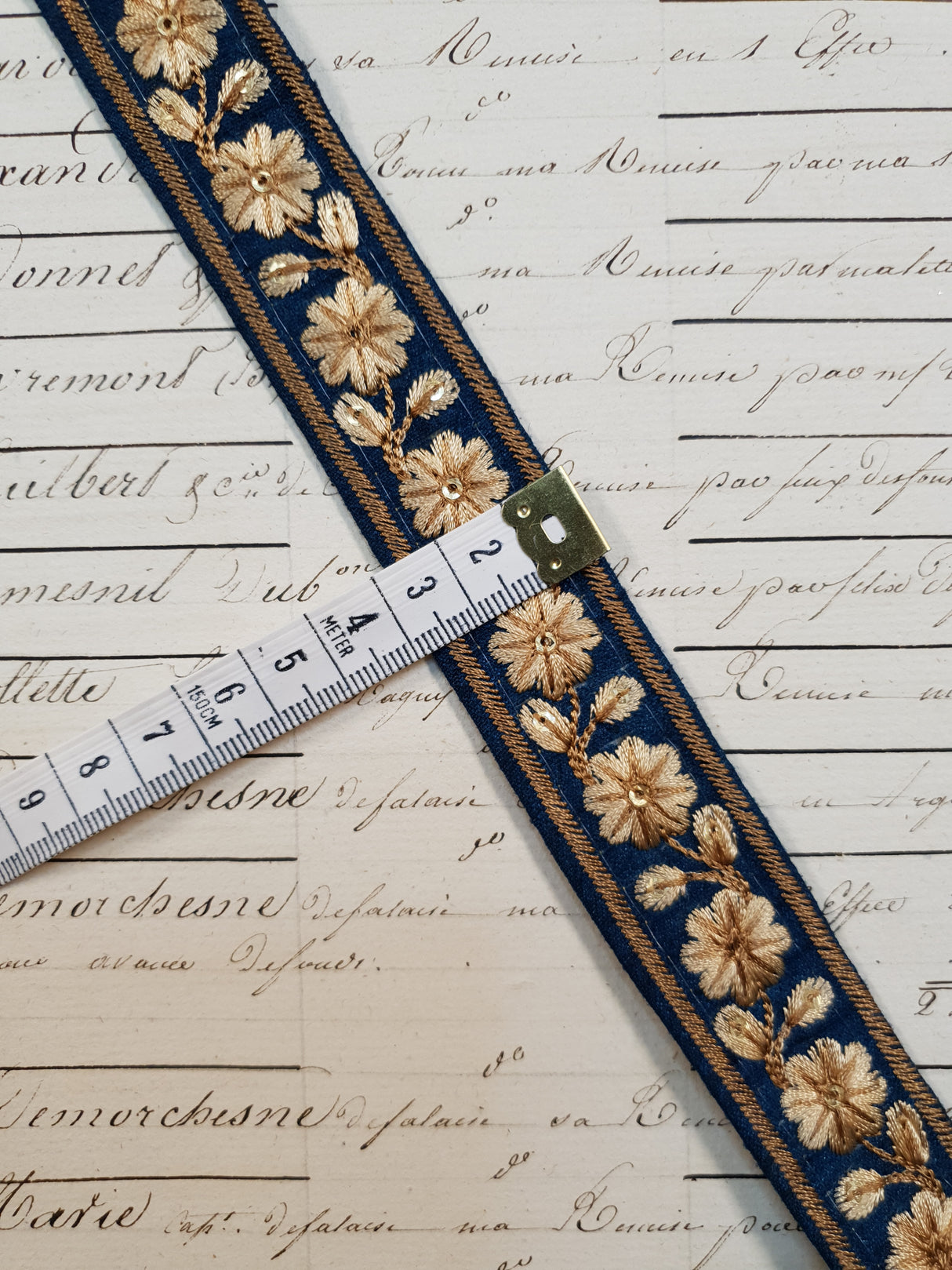 Embroidered Trim - 1 Meter - (ITR-1115)