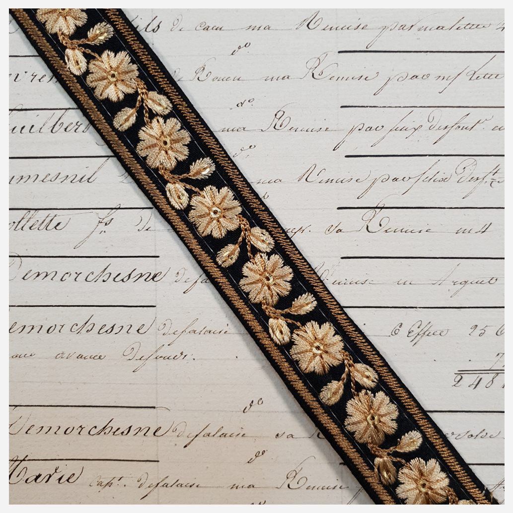 Embroidered Trim - 1 Meter - (ITR-1116)