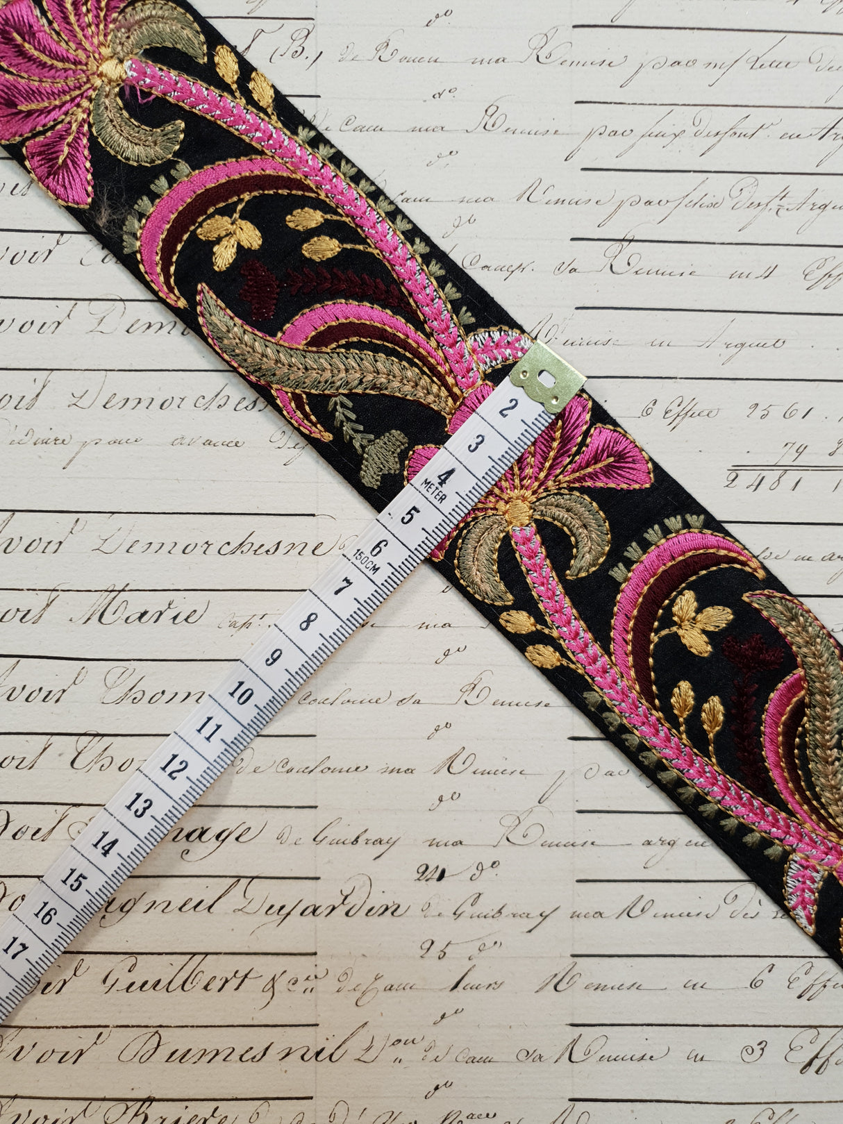 Embroidered Trim - 1 Meter - (ITR-1122)