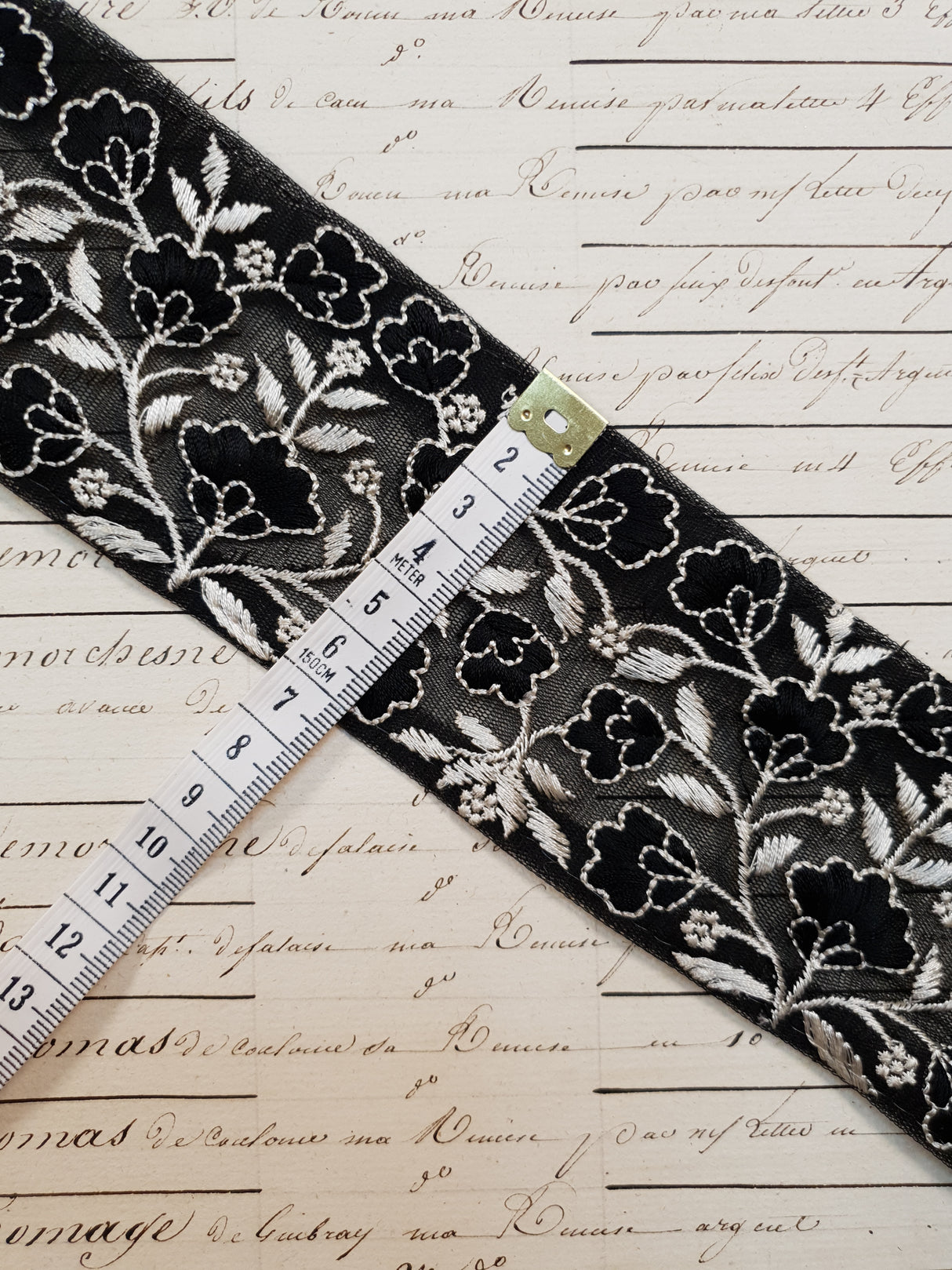 Embroidered Trim - 1 Meter - (ITR-1135)