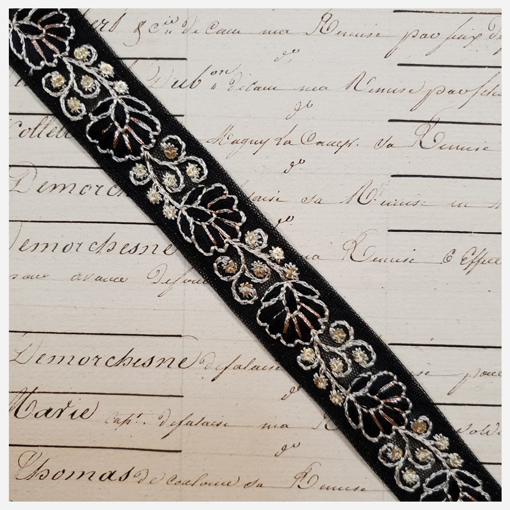 Embroidered Trim - 1 Meter - (ITR-1139)