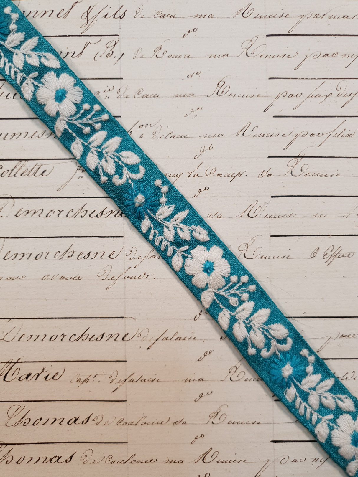 Embroidered Trim - 1 Meter - (ITR-1140)