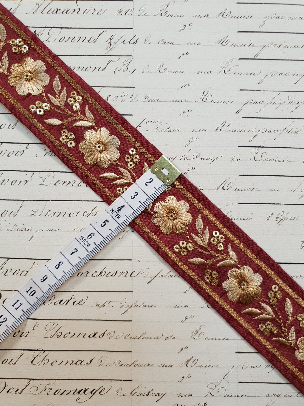 Embroidered Trim - 1 Meter - (ITR-1142)