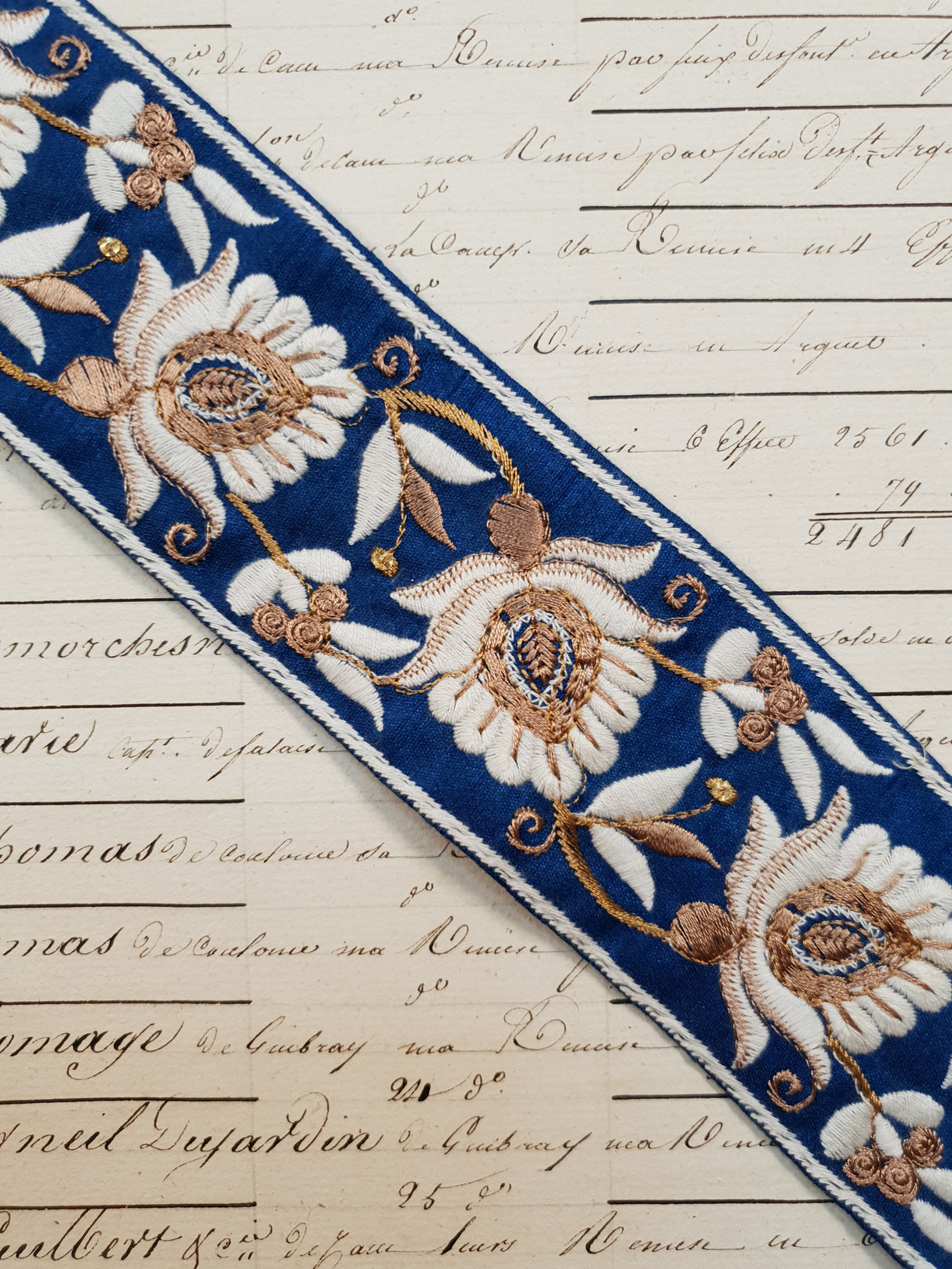 Embroidered Trim - 1 Meter - (ITR-1144)