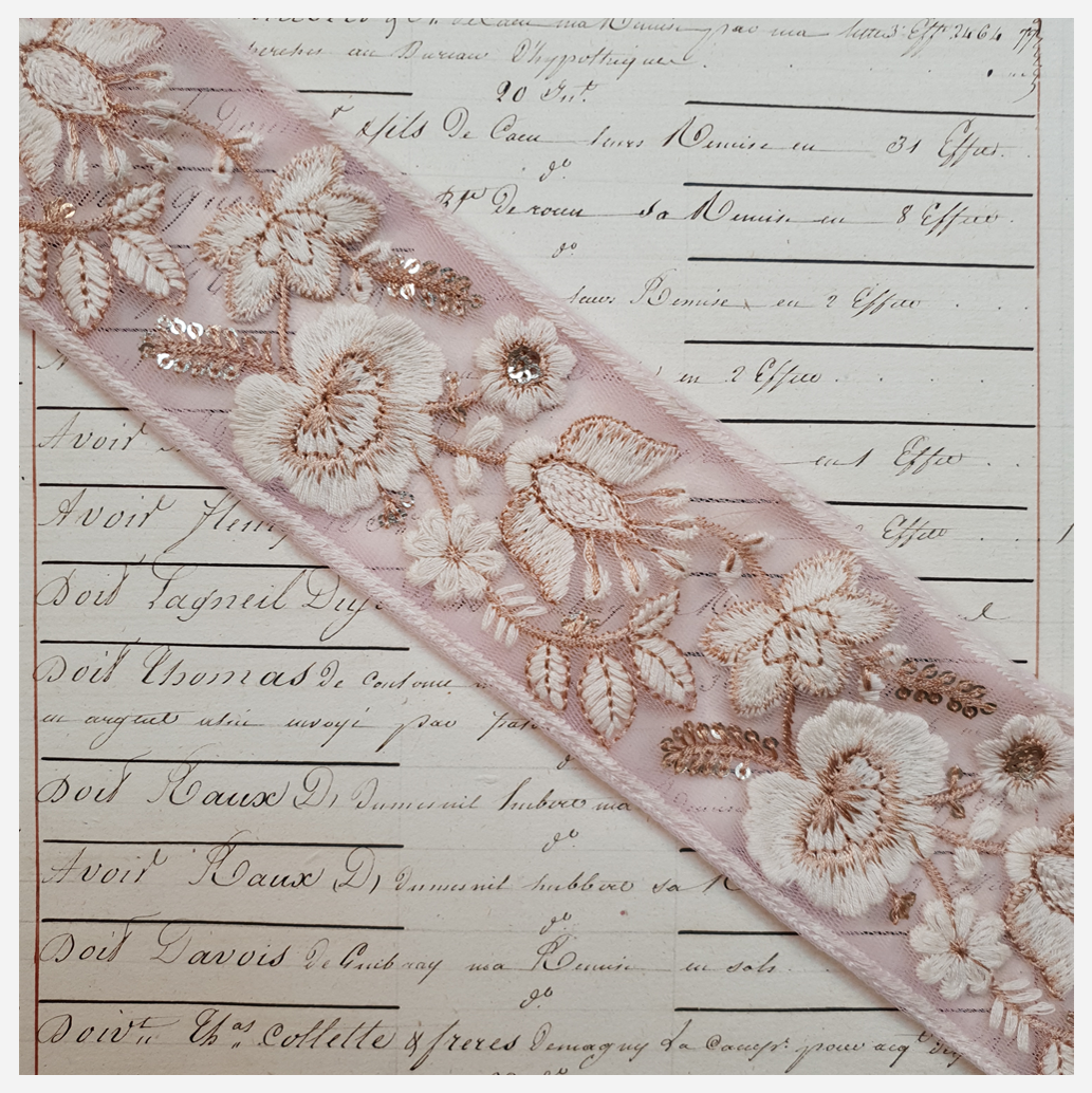 Embroidered Trim - 1 Meter - (ITR-1151)