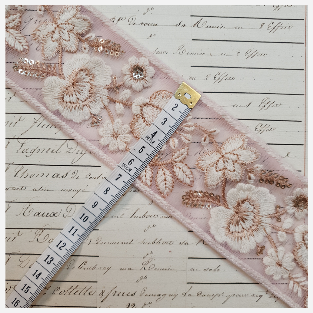 Embroidered Trim - 1 Meter - (ITR-1151)