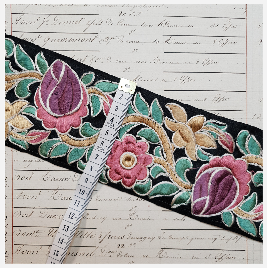 Embroidered Trim - 1 Meter - (ITR-1153)