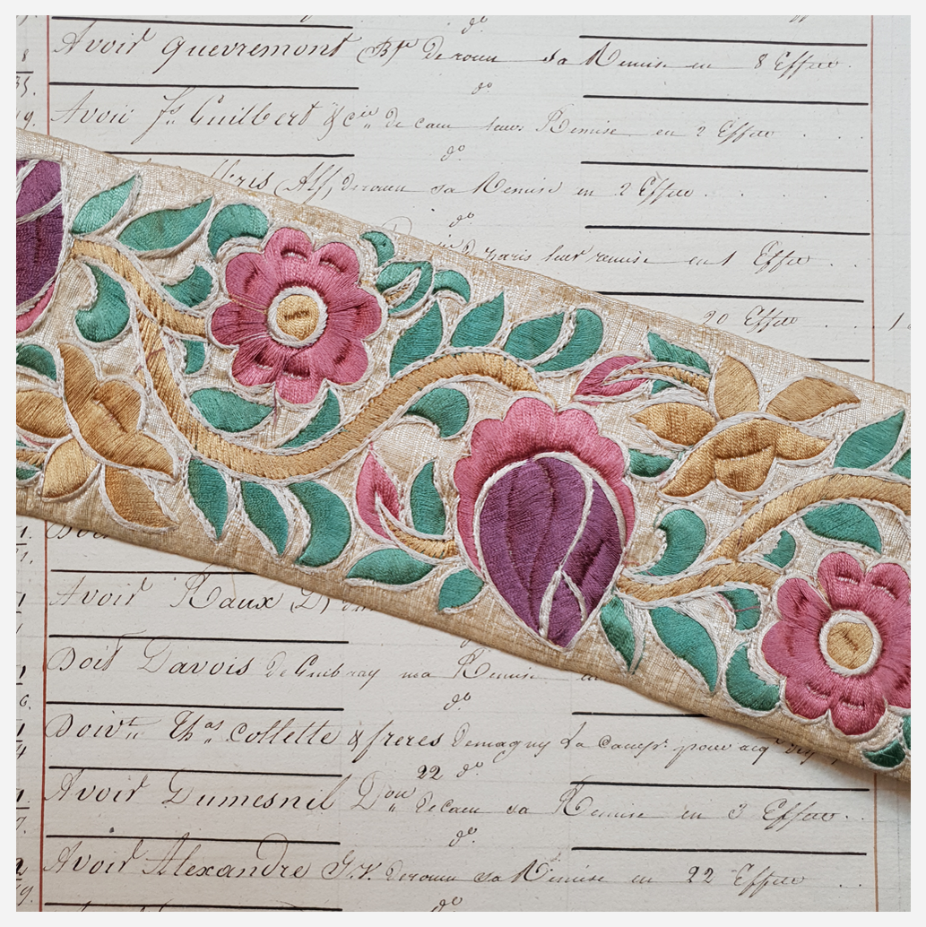 Embroidered Trim - 1 Meter - (ITR-1164)