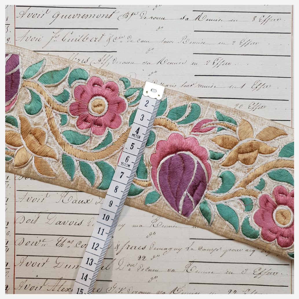 Embroidered Trim - 1 Meter - (ITR-1164)