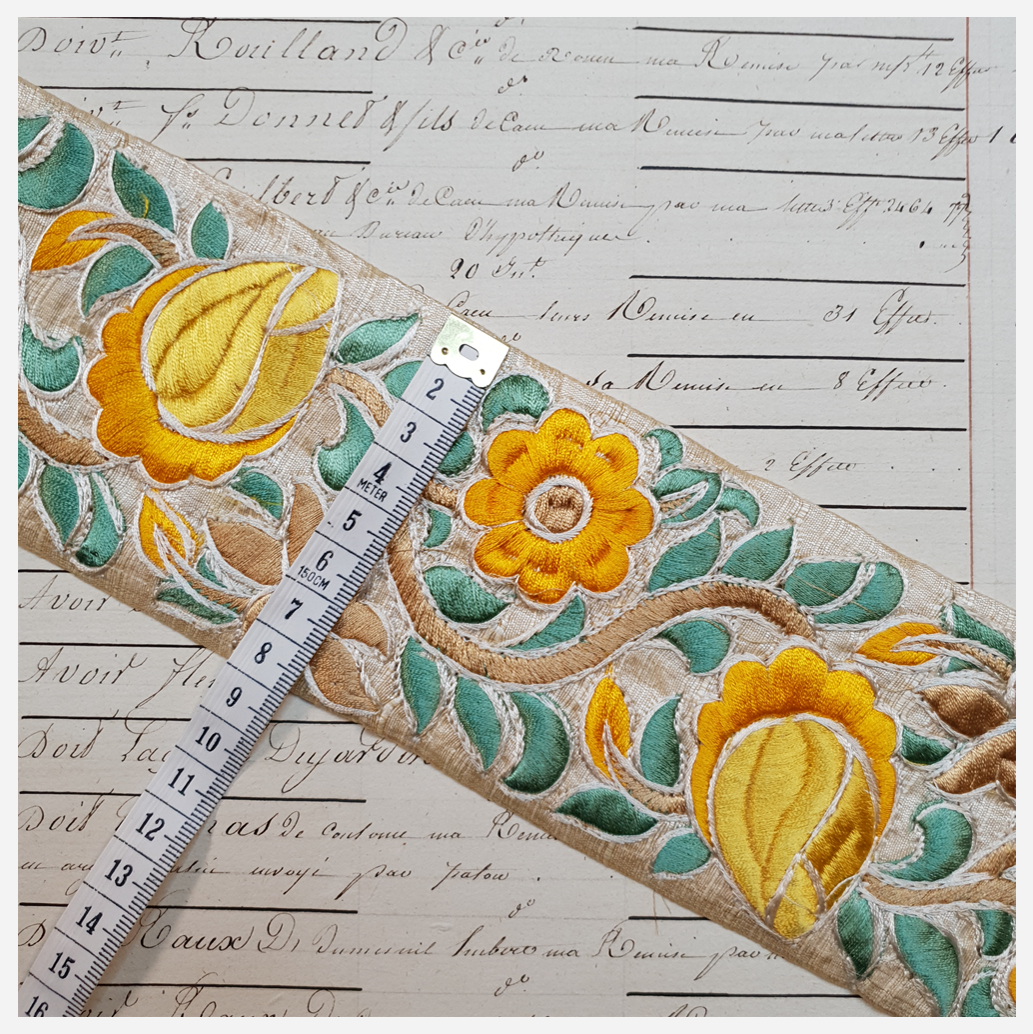 Embroidered Trim - 1 Meter - (ITR-1156)