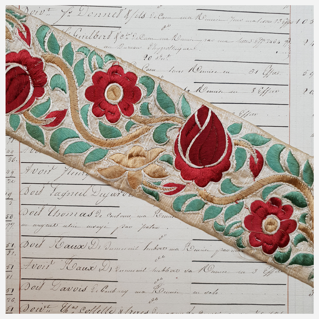 Embroidered Trim - 1 Meter - (ITR-1160)