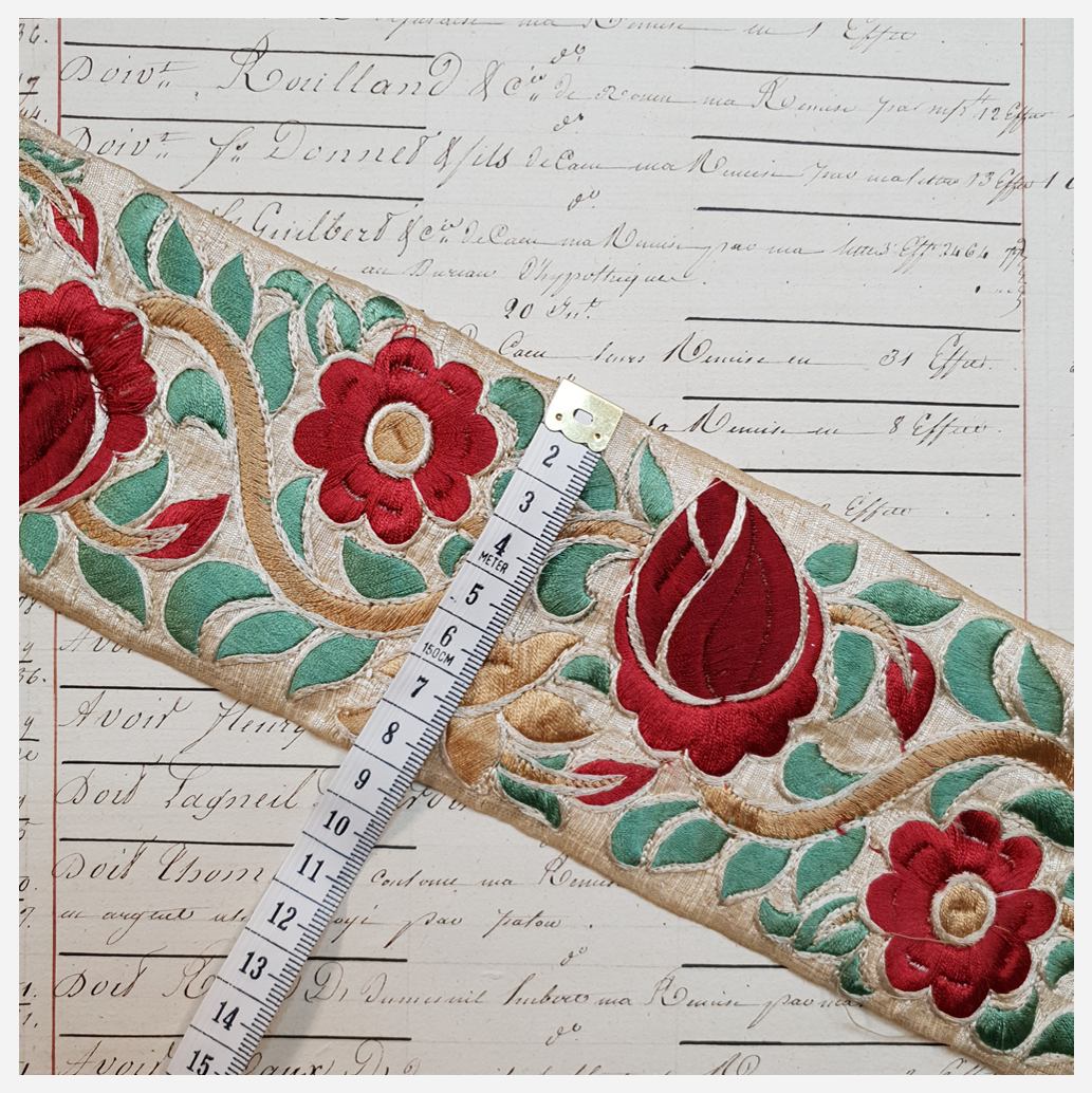 Embroidered Trim - 1 Meter - (ITR-1160)