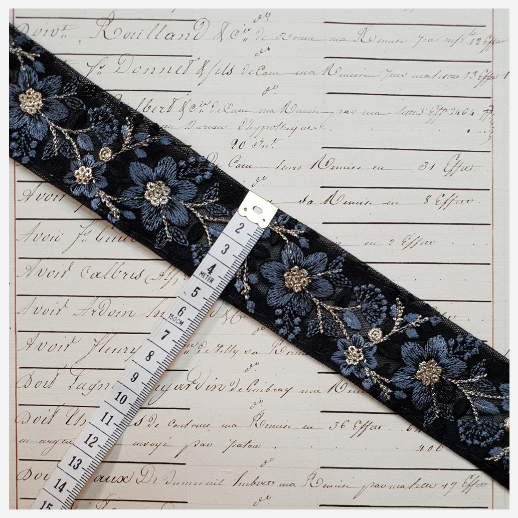 Embroidered Trim - 1 Meter - (ITR-1167)