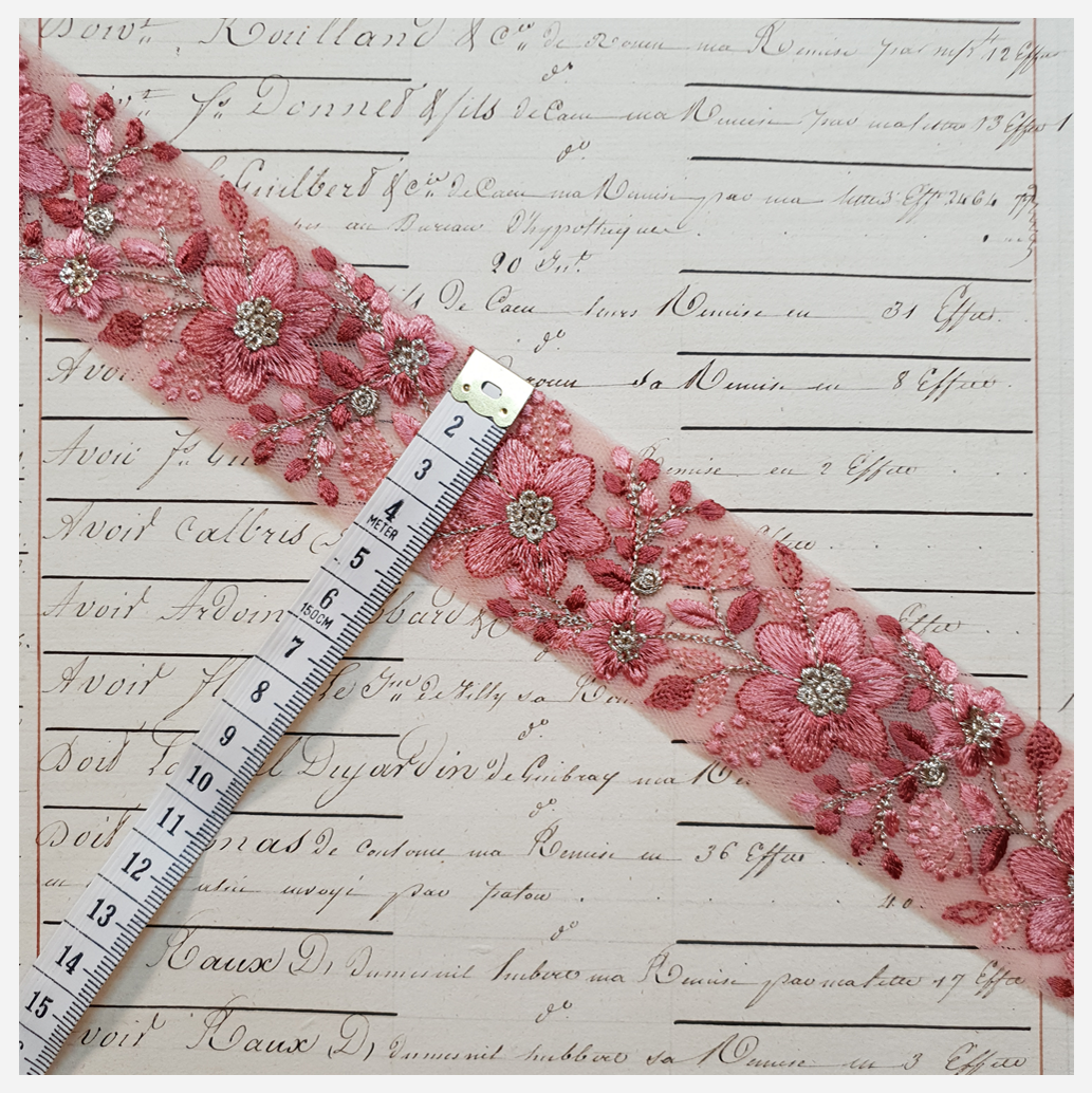 Embroidered Trim - 1 Meter - (ITR-1173)