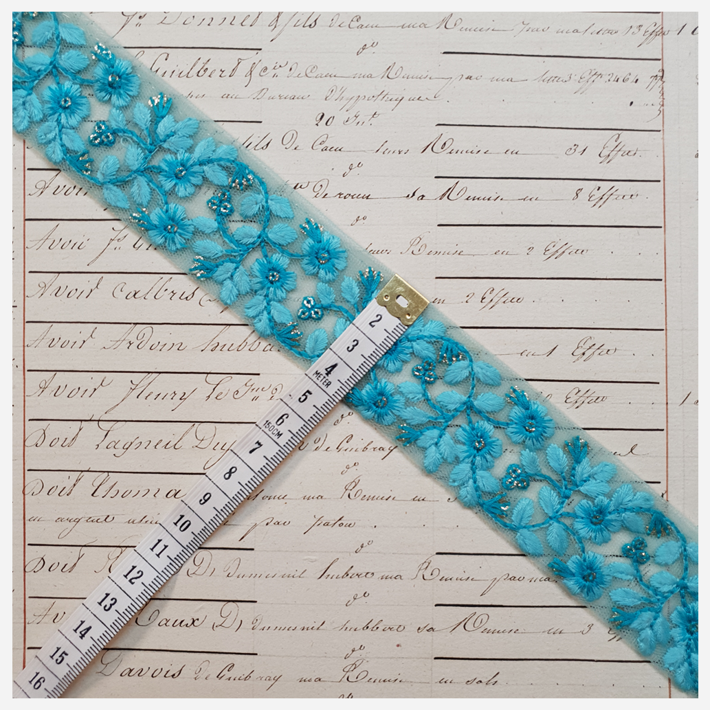 Embroidered Trim - 1 Meter - (ITR-1174)