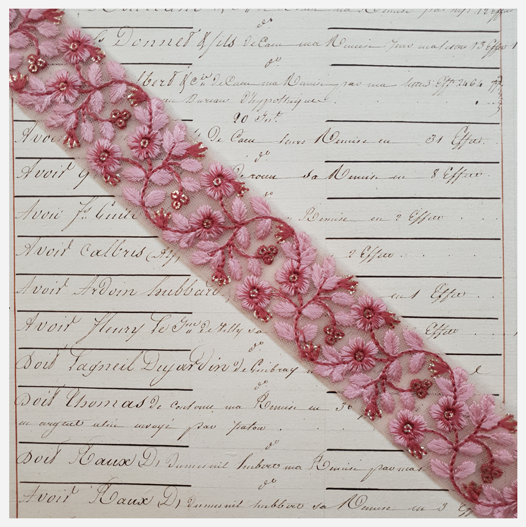 Embroidered Trim - 1 Meter - (ITR-1175)