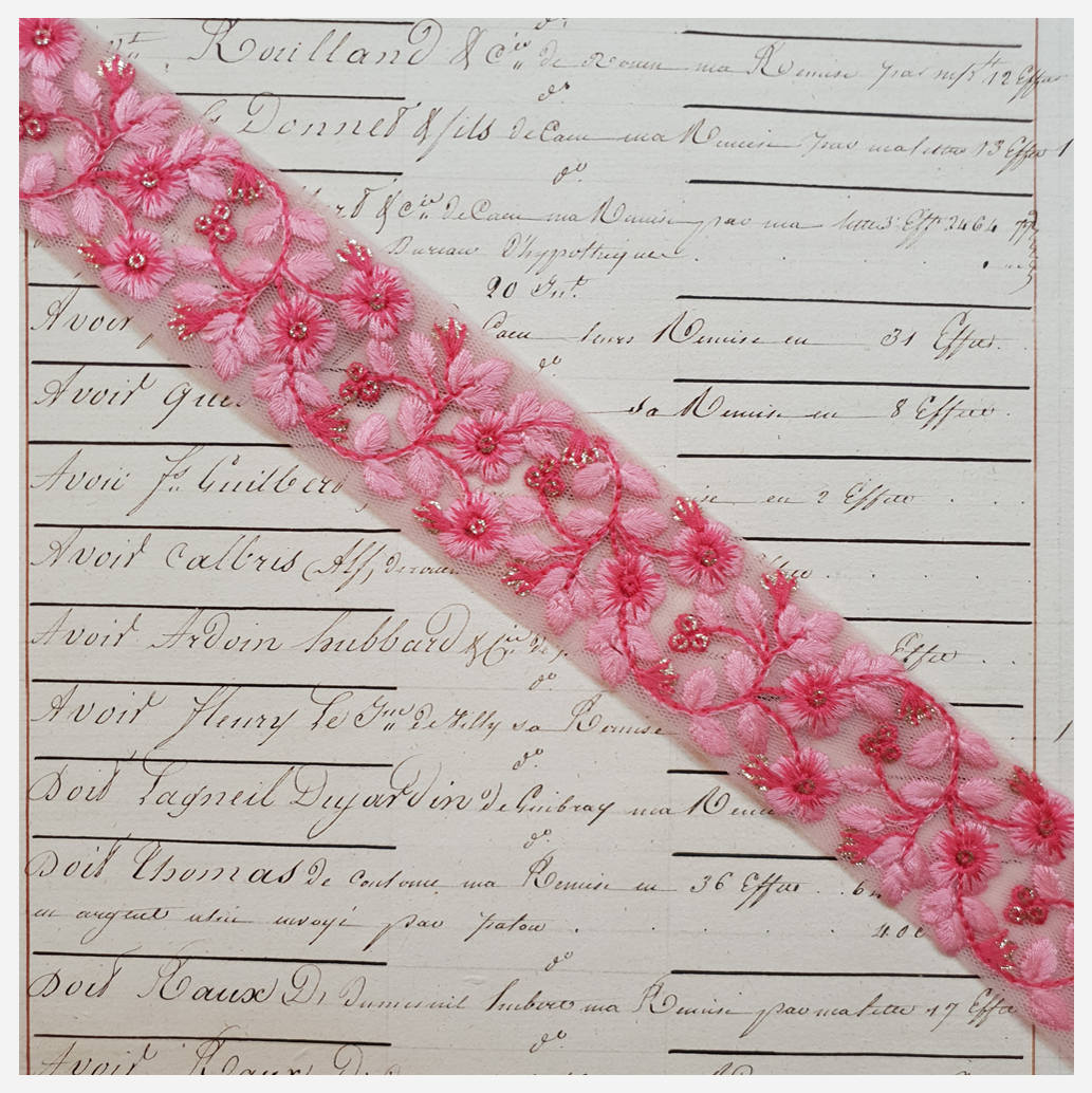 Embroidered Trim - 1 Meter - (ITR-1178)