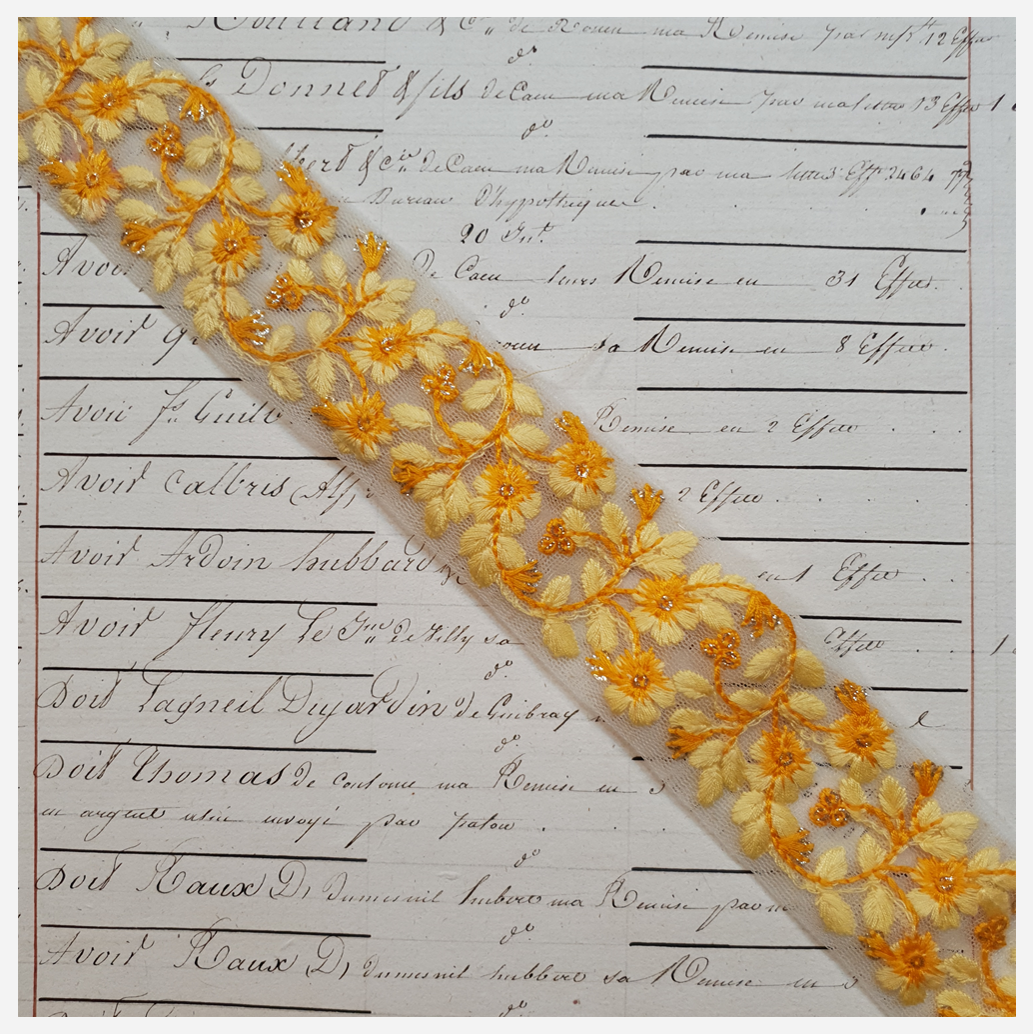 Embroidered Trim - 1 Meter - (ITR-1179)