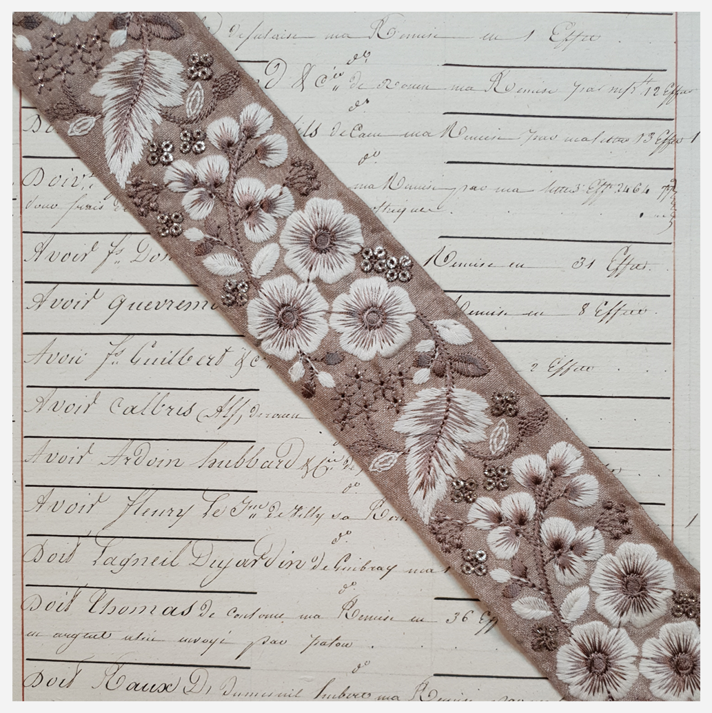 Embroidered Trim - 1 Meter - (ITR-1181)