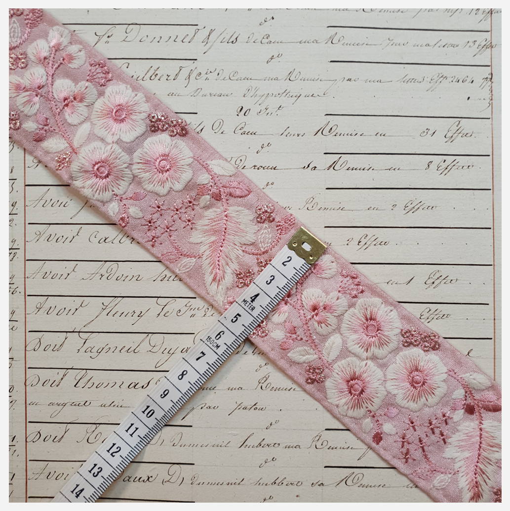 Embroidered Trim - 1 Meter - (ITR-1187)