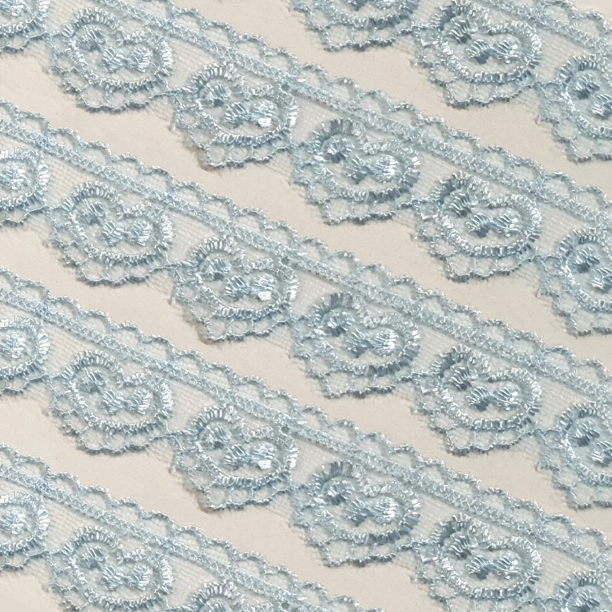 Lace Trim Pack - 118 - Blue - 1 Meter