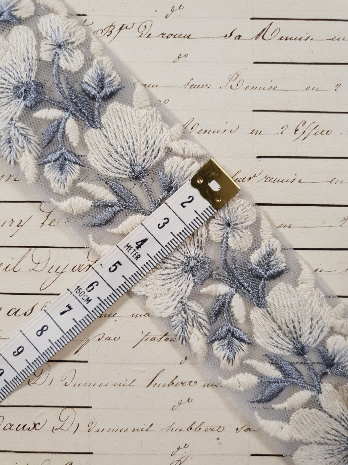 Embroidered Trim - 1 Meter - (ITR-1200)