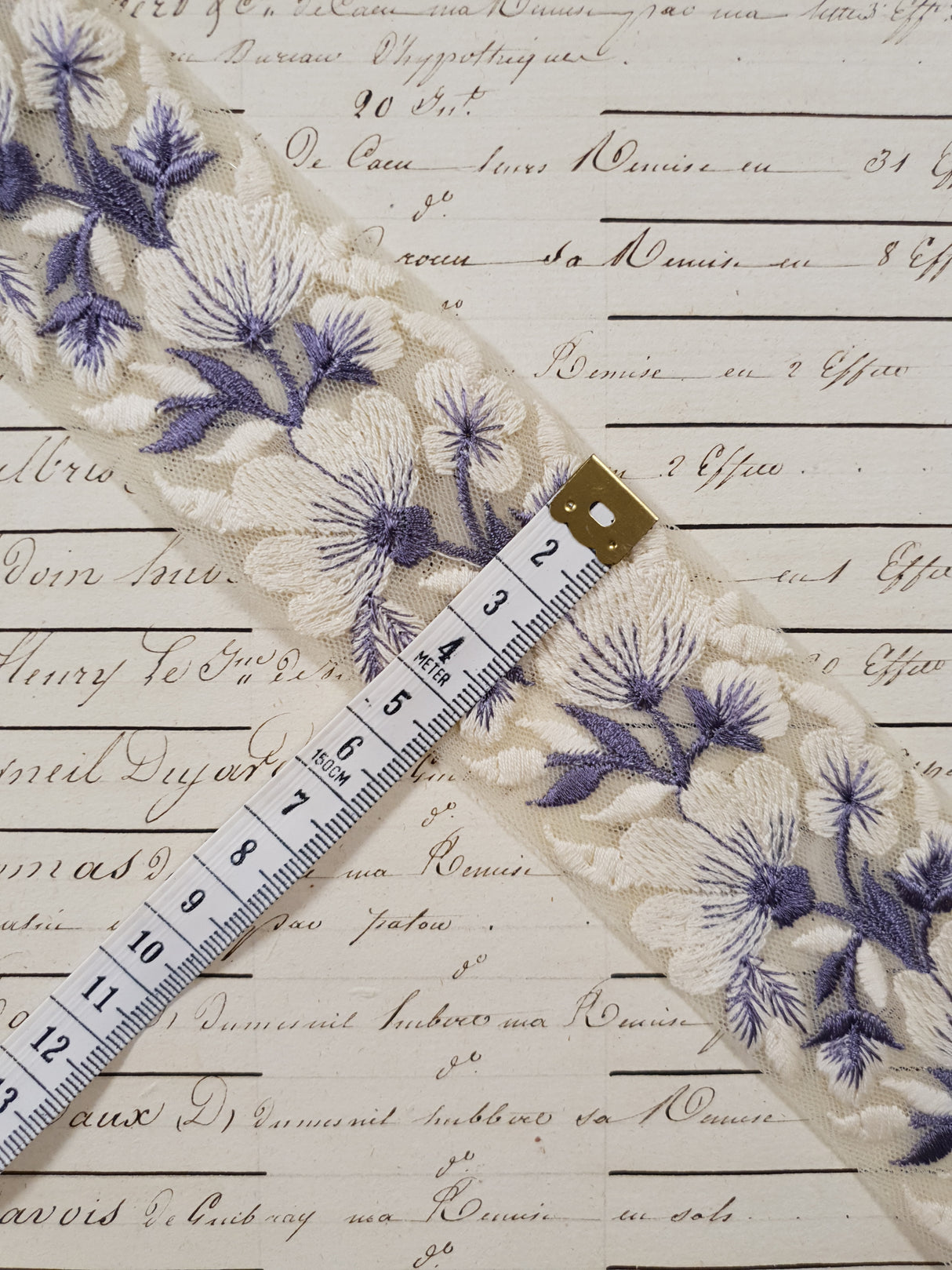 Embroidered Trim - 1 Meter - (ITR-1203)