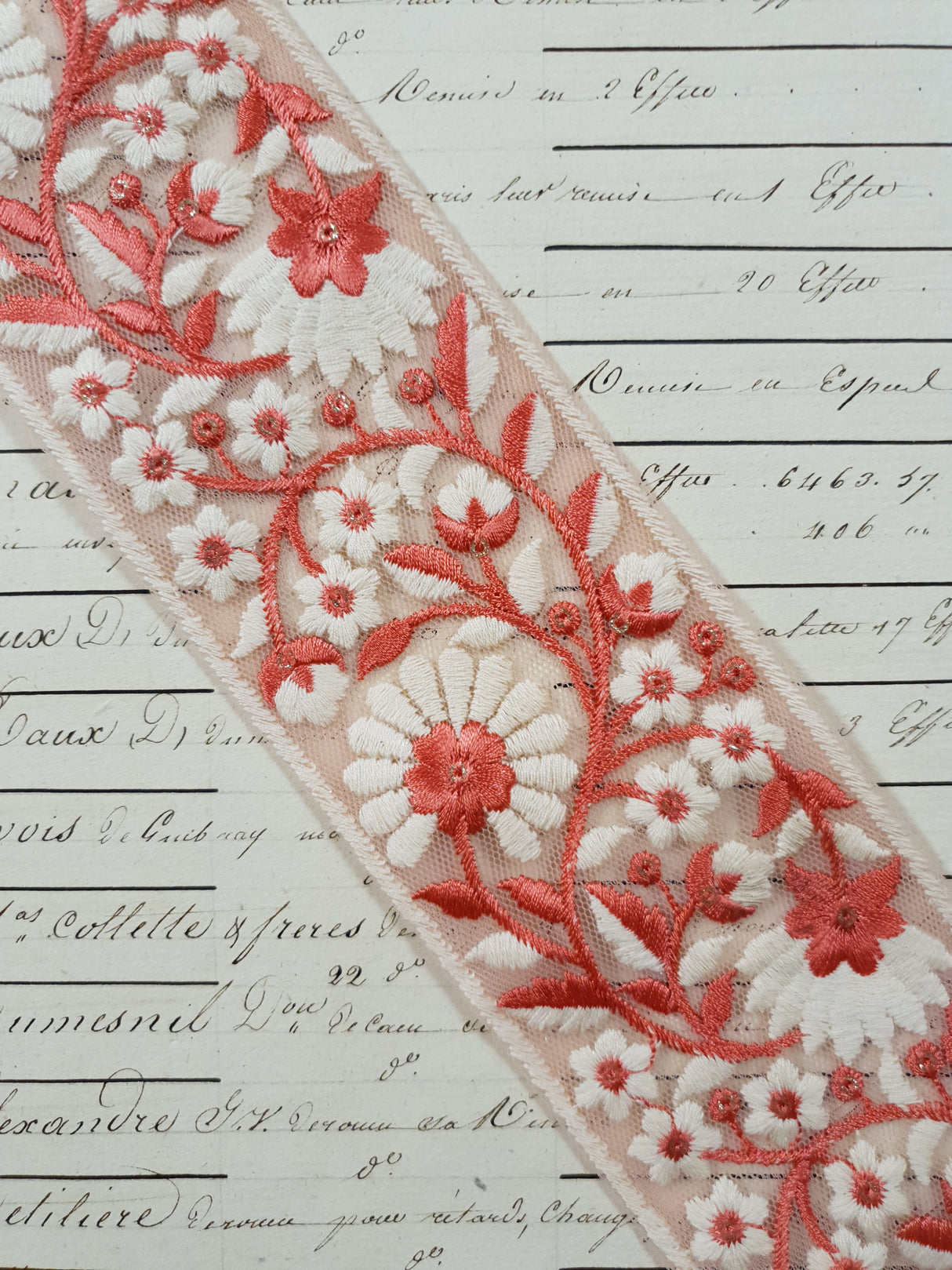 Embroidered Trim - 1 Meter - (ITR-1205)