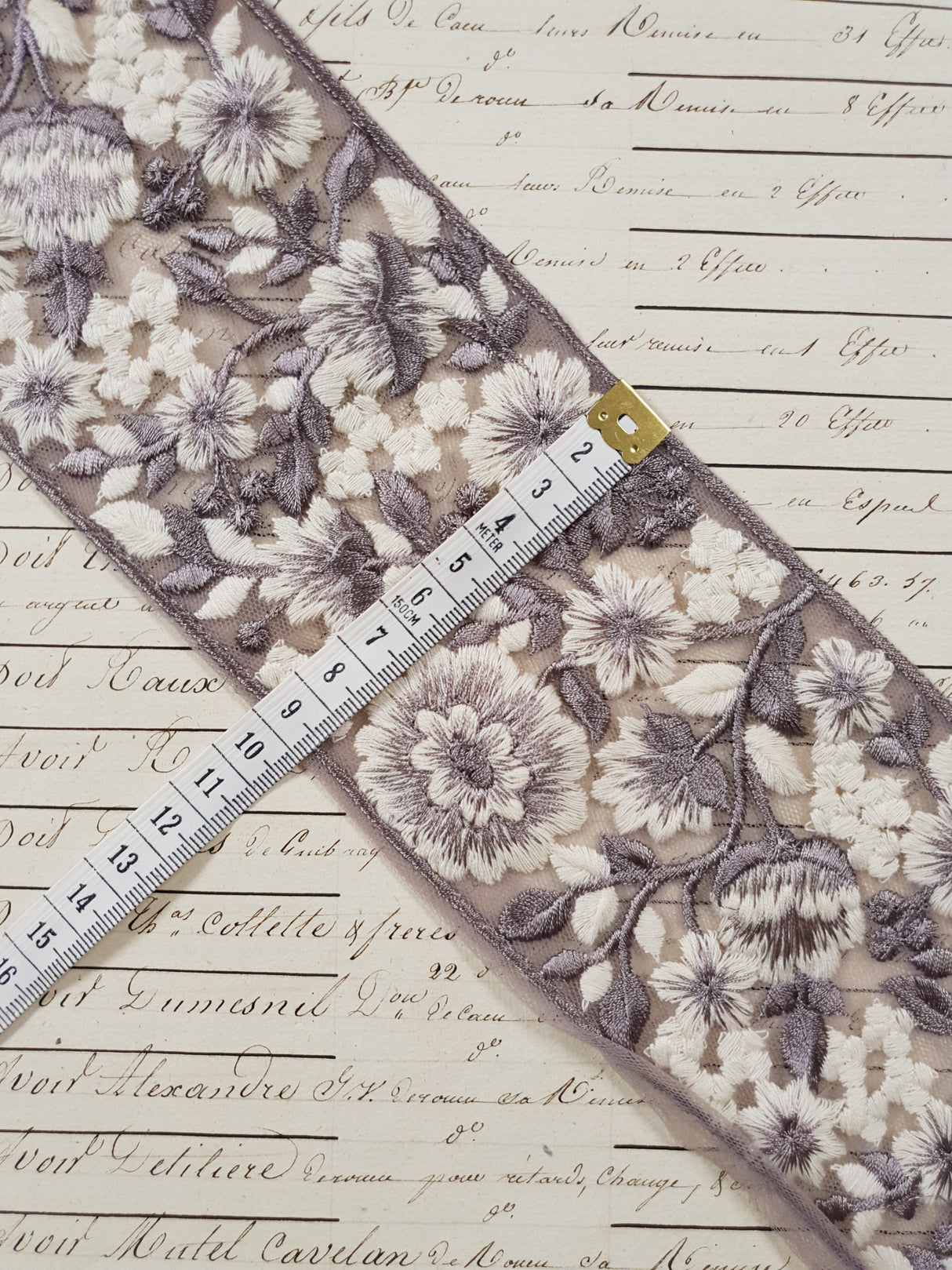 Embroidered Trim - 1 Meter - (ITR-1209)