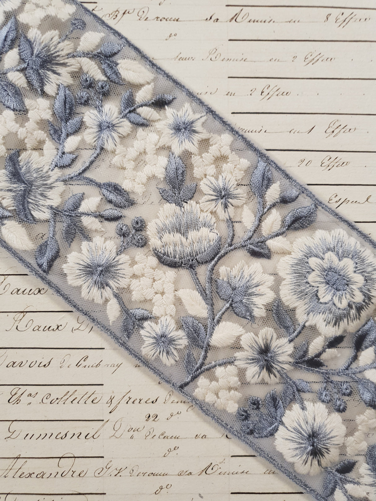 Embroidered Trim - 1 Meter - (ITR-1210)