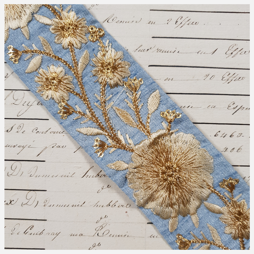 Embroidered Trim - 1 Meter - (ITR-1213)