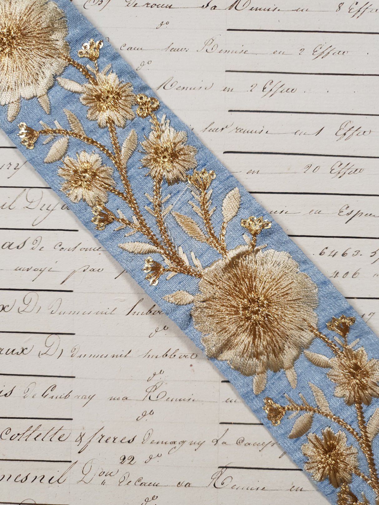 Embroidered Trim - 1 Meter - (ITR-1213)