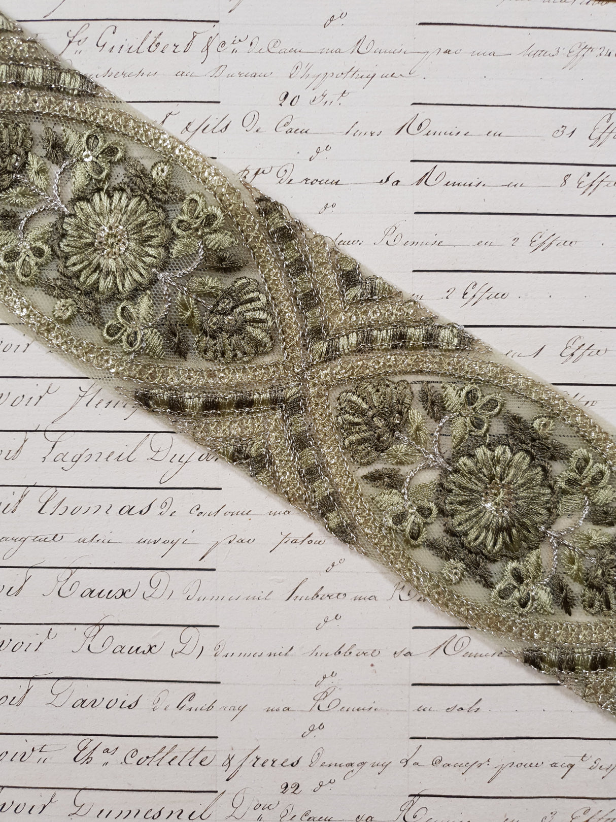 Embroidered Trim - 1 Meter - (ITR-1231)