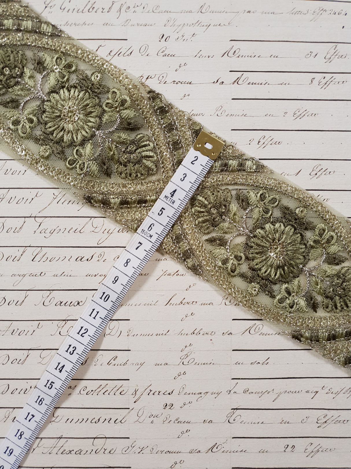 Embroidered Trim - 1 Meter - (ITR-1231)